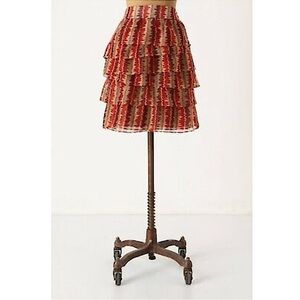 Anna Sui for Anthropologie Tiered Skirt